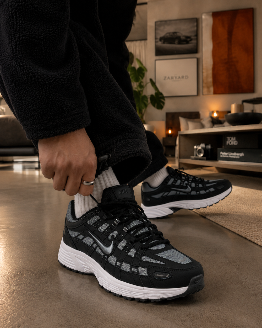 Nike P-6000 — Black and Grey