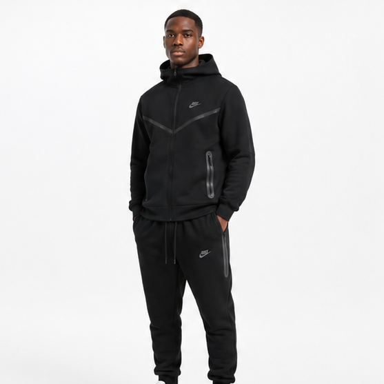 Swoosh Fleece Nylon/Spandex Tracksuit