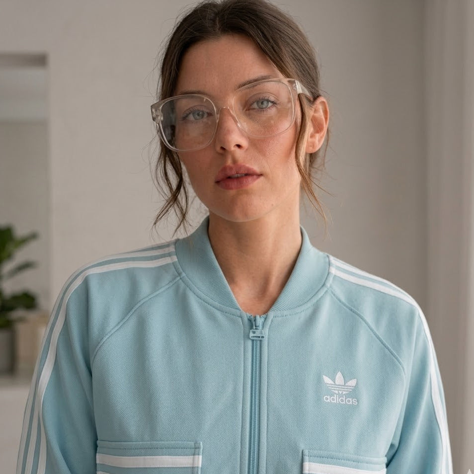 Originals Women's Three Stripes Tracksuit – Cyan Blue