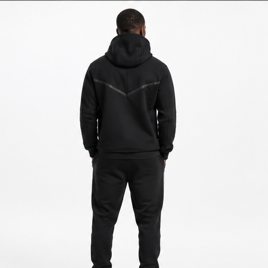 Swoosh Fleece Nylon/Spandex Tracksuit