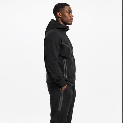 Swoosh Fleece Nylon/Spandex Tracksuit